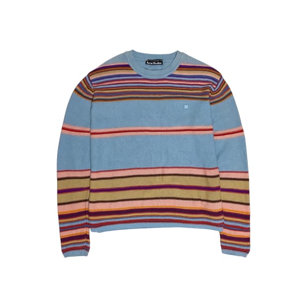 Acne Studios Face-logo Striped Sweater
