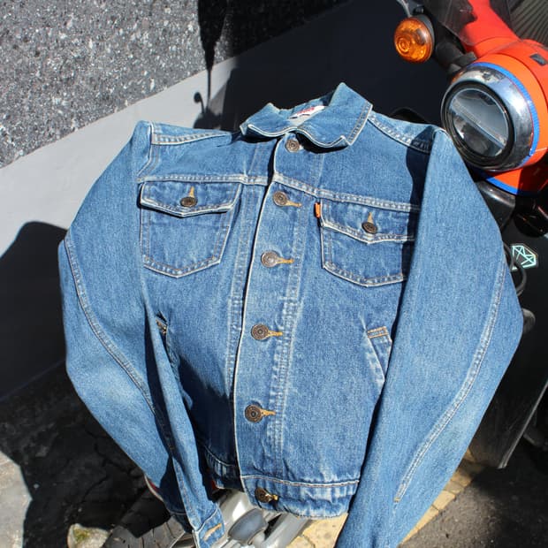 90s Levis70696 Orange Tab 3rd Trucker