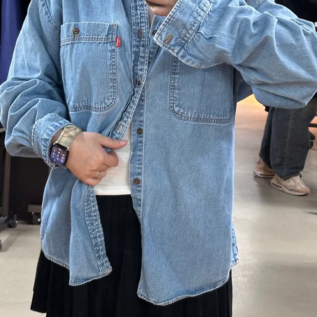 리바이스 데님셔츠