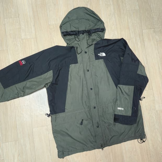 XL)노스페이스 카키 써밋 고어텍스 바람막이