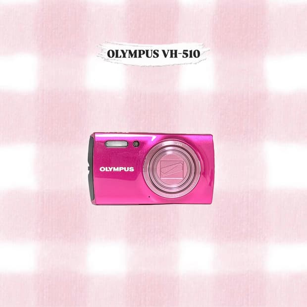 올림푸스 VH-510 핑크 빈티지디카