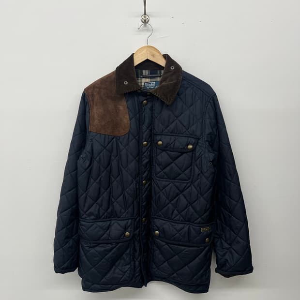 폴로 랄프로렌 네이비 퀼팅 자켓 남s