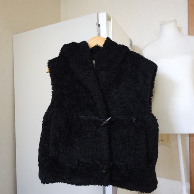 ANOU 아누 뽀글이 조끼 베스트