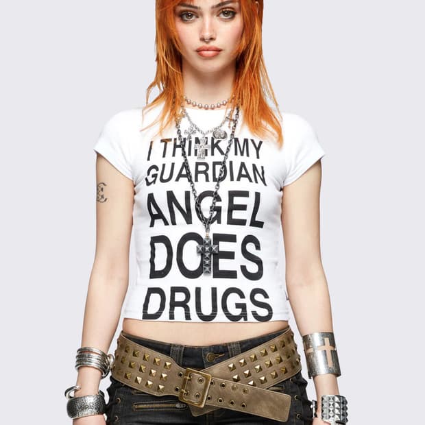 밍가런던 Guardian angel baby tee