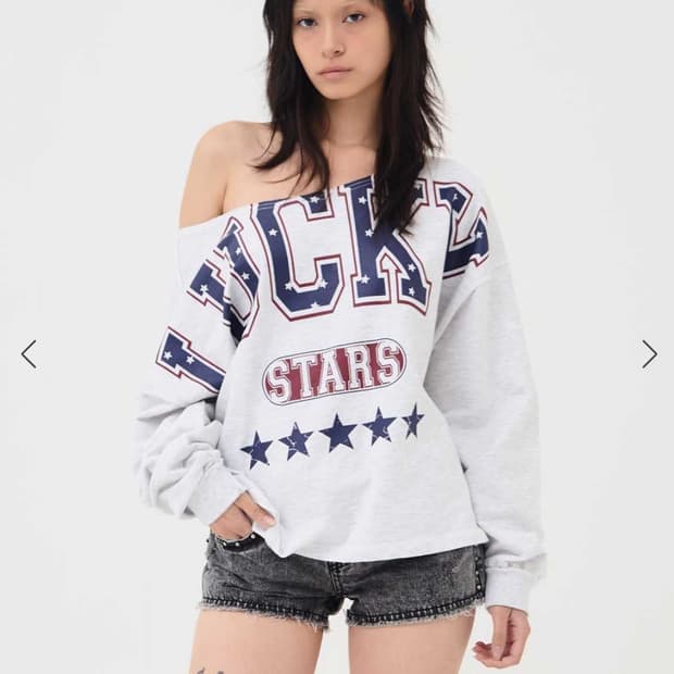 익스파이어드걸 럭키스타 스웻셔츠 맨투맨