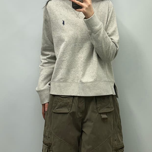 폴로 랄프로렌 신형 포니 그레이 맨투맨 