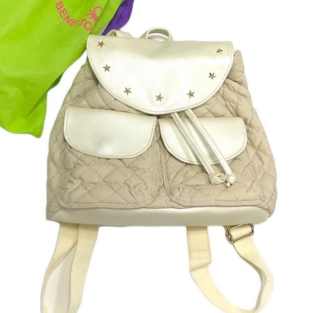 [vintage] beige star bag 허그유어스킨깔