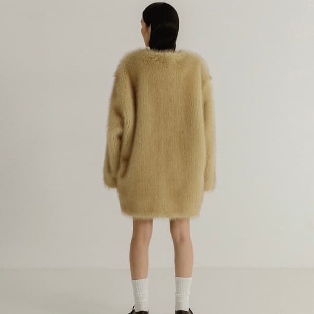 플리즈 프로젝트 베이지 퍼