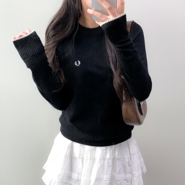 프레드페리 메리노울 니트