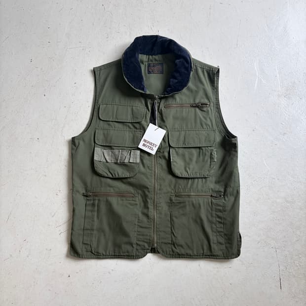 유틸리티 J-1 빈티지 헌팅 베스트 L