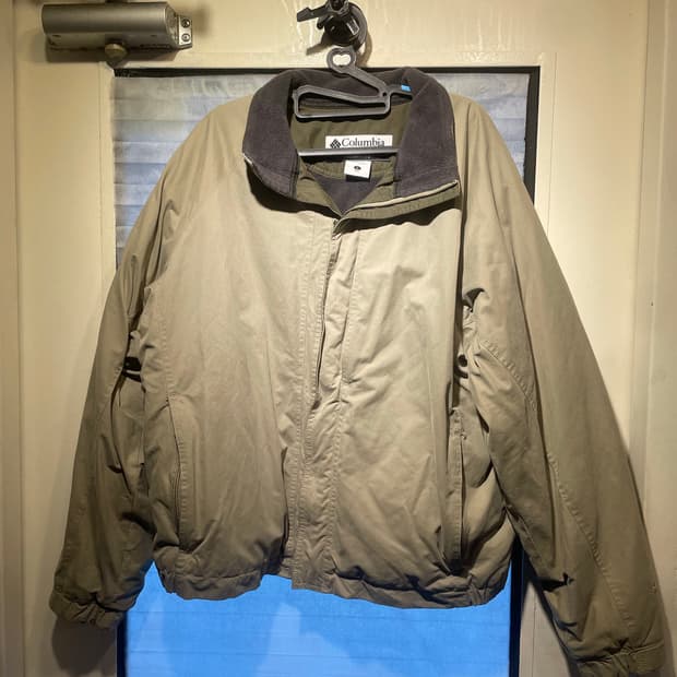 컬럼비아 남성 카키색 자켓 L