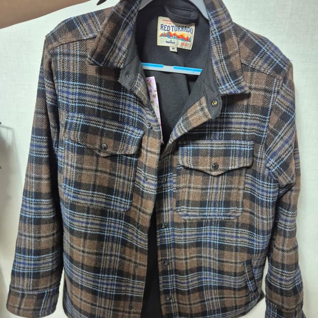레드토네이도 플란넬 울자켓