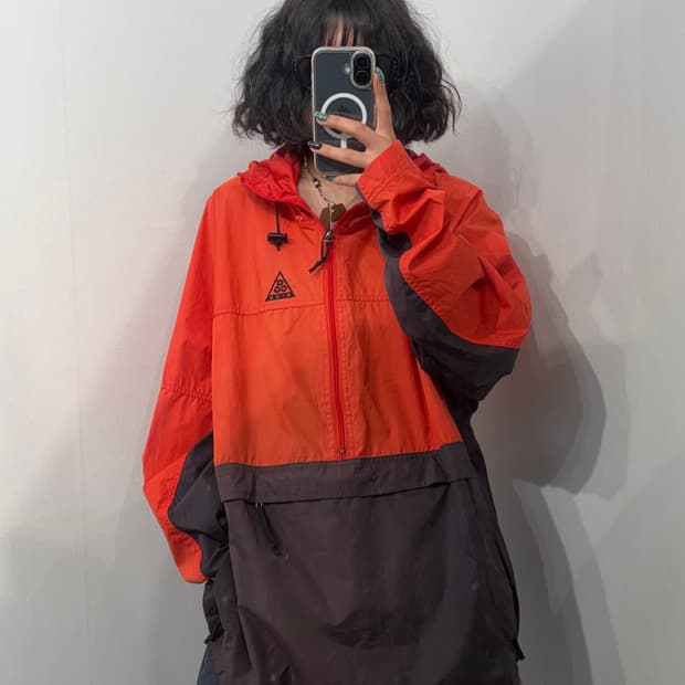 XL 나이키 ACG 패커블 풀오버 오버핏 아노락 자켓 