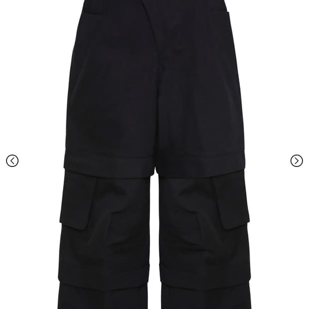 카미엔 타이탄 배기 팬츠 [OS] BLACK