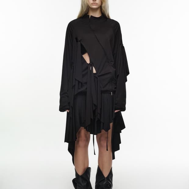 나체 flow layered skirt