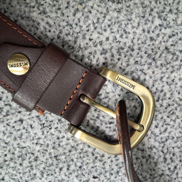 미쏘니 가죽벨트