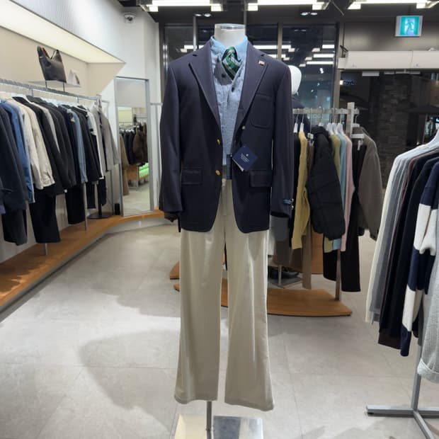 브룩스브라더스 USA 오리지날 금장 네이비 블레이저[BBJBMM0129]