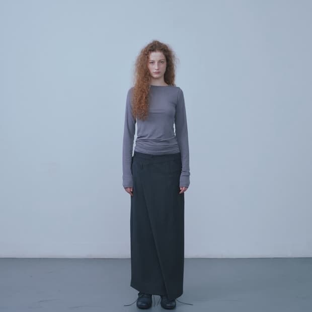 리포스 soft round t-shirt 긴팔 티셔츠  (1회착용)