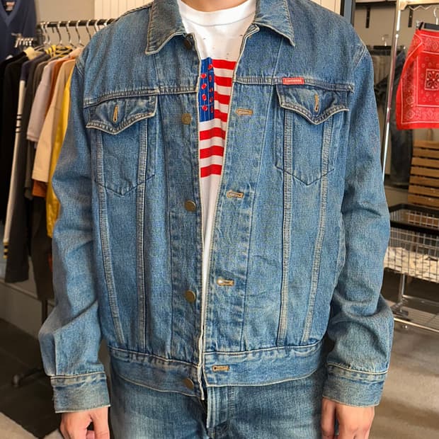 90‘s Converse 3-type denim washed jacket