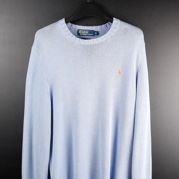 폴로 랄프 로렌 포니 자수 코튼 스웨터