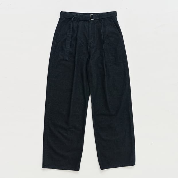 (삽니다) 퍼렌X노운 벨티드 데님팬츠