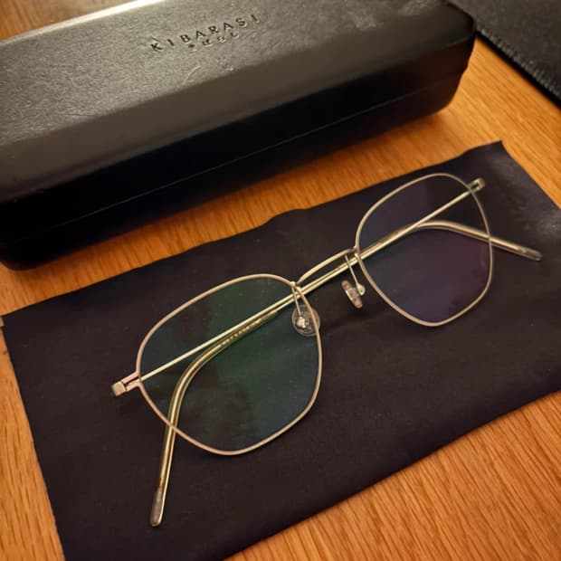 키바라시 티타늄 실버 안경테