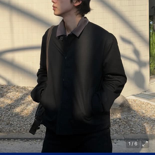 [미세키서울 맨X리제임스]Two-tone blouson jacket BL