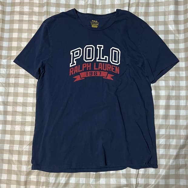 폴로 랄프로렌 1967 반팔 XXL 네이비 반팔티 폴로 빈티지