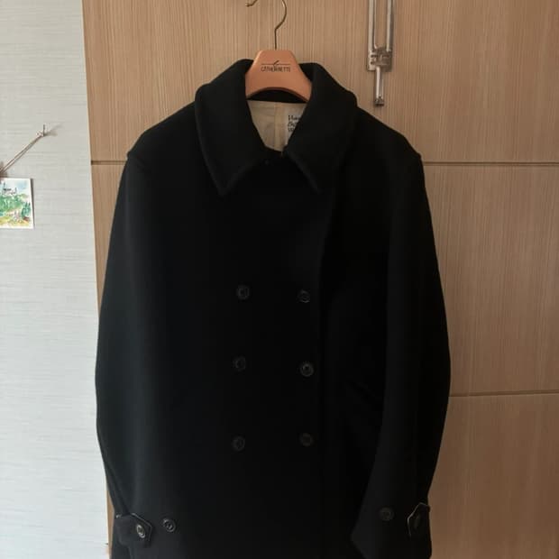 Violet Buffalo Wallows 블랙 피코트 M