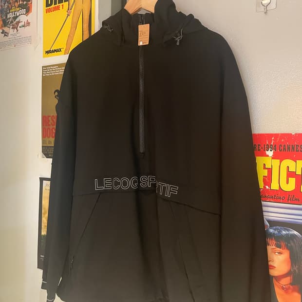 르꼬끄 우븐스트레치 루즈핏 아노락 자켓