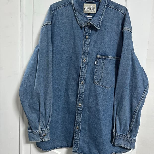 리바이스 실버탭 데님 셔츠