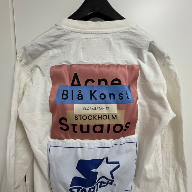 아크네 스튜디오 X 스타터 긴팔 티셔츠 화이트