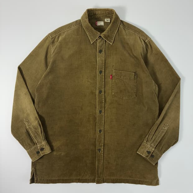 Levi's 리바이스 90‘s 브라운 코듀로이 셔츠