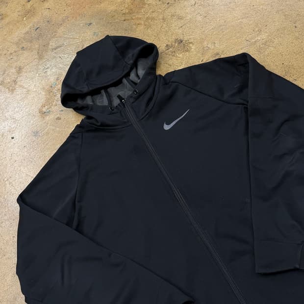 [정품/L] 나이키 블랙 후드 집업 b18