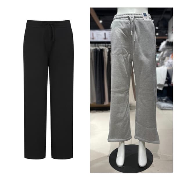 폴햄 여성 기모 와이드 트레이닝팬츠 L 30사이즈