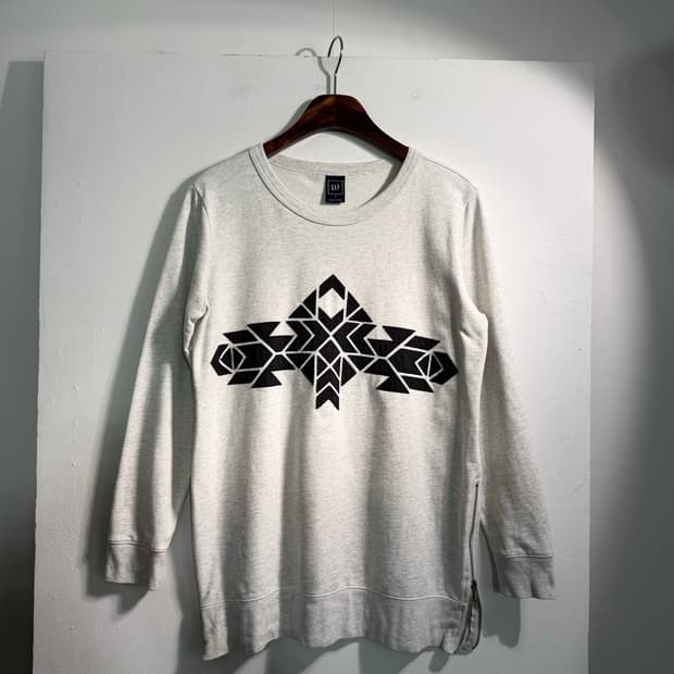GAP 갭 지퍼 트임 맨투맨 S C598