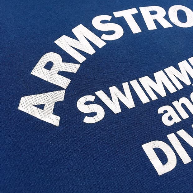 90s USA made armstrong hooded pullover