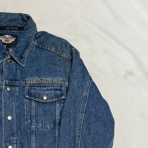 L 할리데이비슨 105주년 기념 데님 자켓
