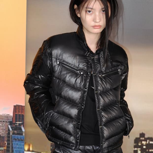 세릭 버클 다운 자켓 블랙