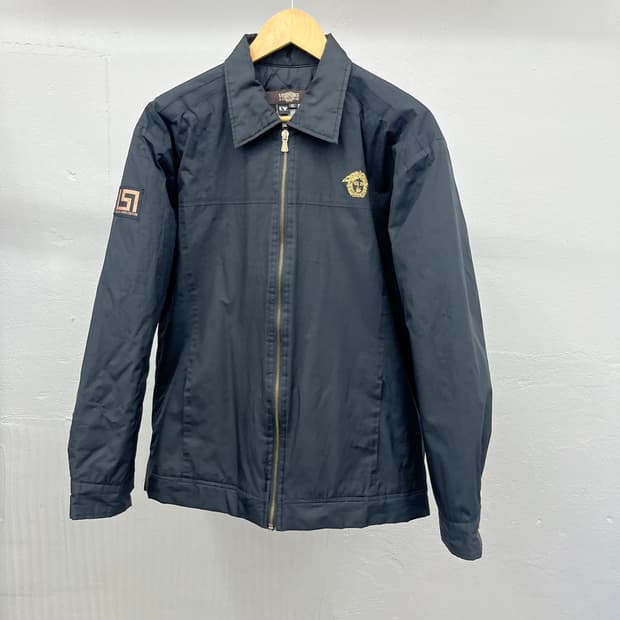 L) VERSACE QUILITNG LINER  MEDUSA JACKET