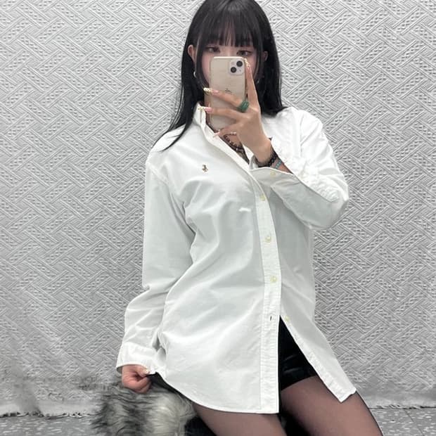 폴로 랄프로렌 빈티지 멀티포니 YARMOUTH 셔츠 95 C09668