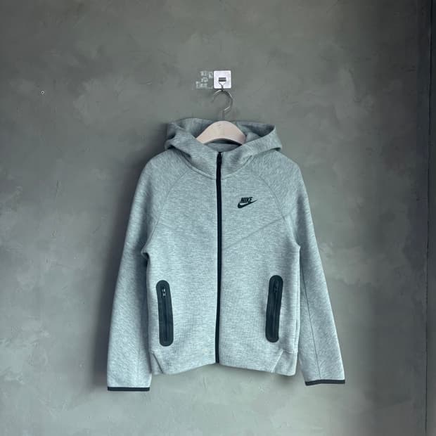 나이키 테크팩 우먼스 후드집업 그레이