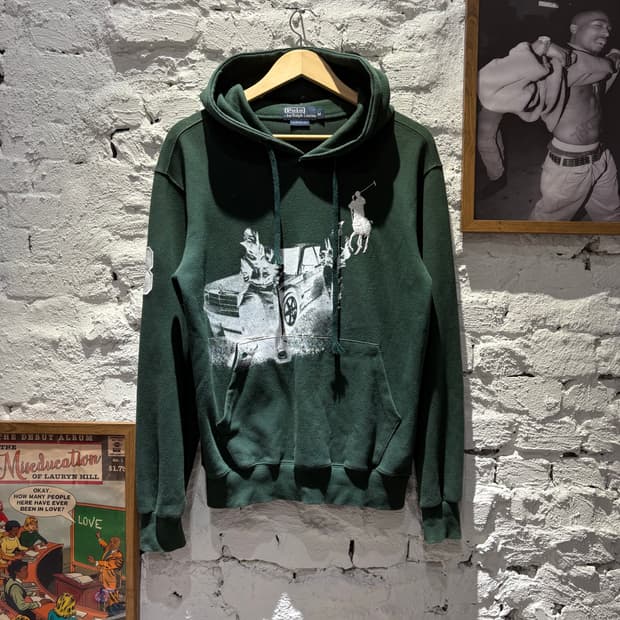 폴로 빅포니 프린팅 커스텀 후디