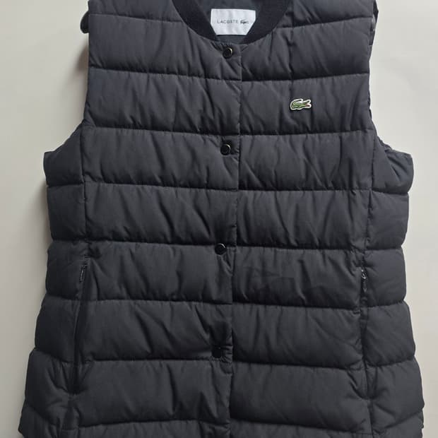 라코스테 구스다운 패딩 조끼 95