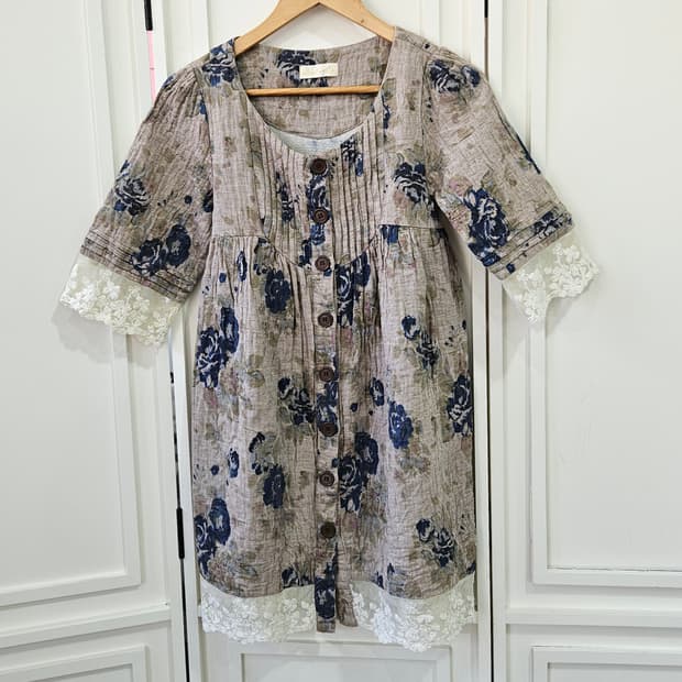 플라워 레이스 원피스