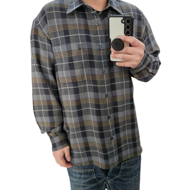 105 로가디스 체크 셔츠