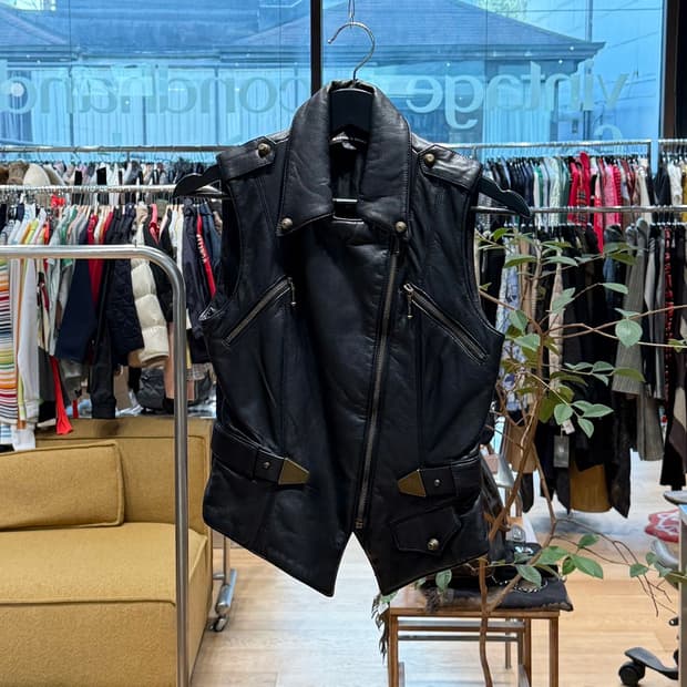 알렉산더 왕 블랙 쉽스킨 베스트 라이더 자켓 