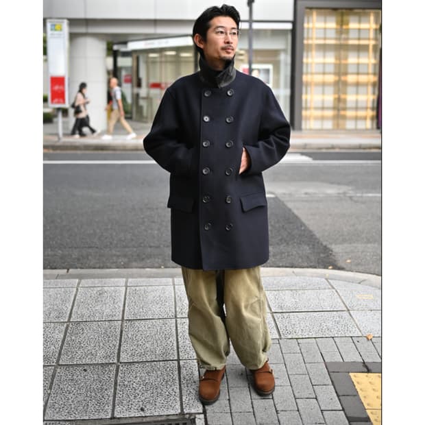 24aw MCLAGAN 13-BUTTON PEACOAT