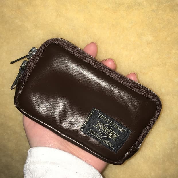 포터 프리스타일 멀티 코인케이스 브라운