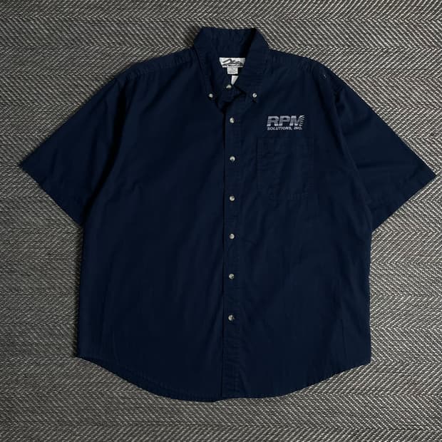 USA 오리지날 빈티지 박시핏 워크 셔츠o 3363